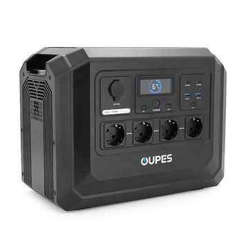 Портативне джерело живлення OUPES S1 Lite, LiFePO4, потужність 2000Вт, пікова 4000Вт, 1024Wh, 384*232*295 мм, 12.6 кг 44590 фото