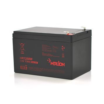 Акумуляторна батарея MERLION HR1250W, 12V 13Ah Black ( 152 х 99 х 95 (100) ), Q6 13949 фото