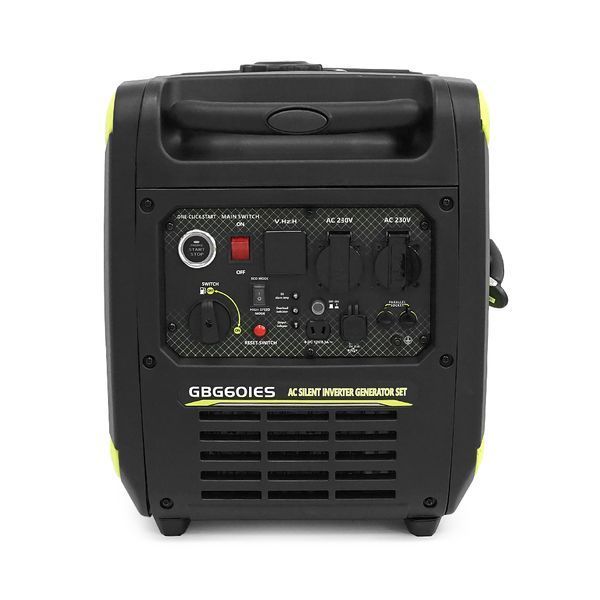 Генератор інверторний Бензиновий Genpower GBG 60IES 4.8kW (6kVA), однофазний, 230V, 50Hz, DC12V. об'єм 15.0л. витрата 0,374Lt/kWt.стартер, АКБ у комплект не входить, 465*445*505mm. 30кг. 45497 фото