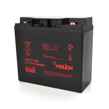 Акумуляторна батарея MERLION HR1270W, 12V 20Ah (181 х 77 х 167 (167)), Q4 13464 фото