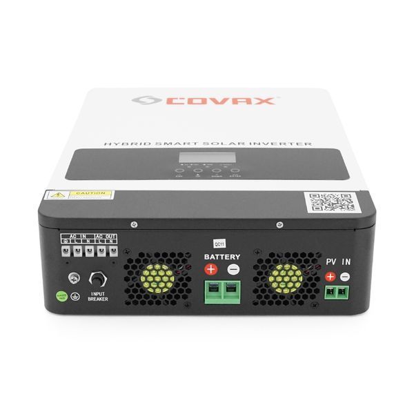 Гібридний інвертор COVAX CV-PS-3200-24V, 3200VA\3000W, 24V, ток заряда 0-60A, 170-280V, MPPT (80А, 55-450 Vdc), 405*286*98mm. 4.5kg 45571 фото