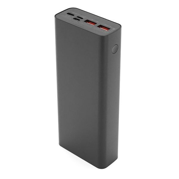 PowerBank Baseus Adaman Metal Quick Charge PW 20000mAh 22,5W, 2* Micro USB + Type-C, Black, Box 849 фото