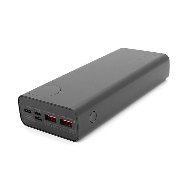 PowerBank Baseus Adaman Metal Quick Charge PW 20000mAh 22,5W, 2* Micro USB + Type-C, Black, Box 849 фото
