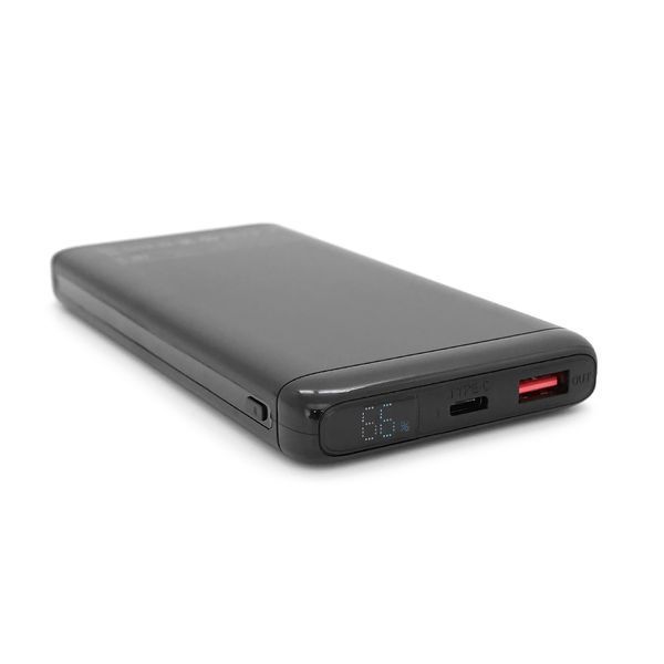 PowerBank XO-PB308 10000mAh Digital Fast Charge, Input:5V-12V/1,5-2,5A/18W(Max)(Type-C),Output: 5V-12V/1,65-5А(22,5W), USB-С, QC22.5W, plastic,Black 46440 фото