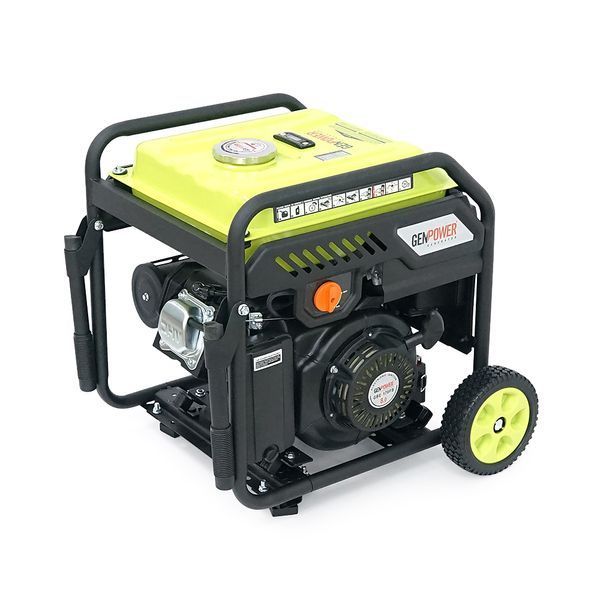 Генератор інверторний БЕНЗИНОВИЙ GENPOWER GBG 40IE 3.2kW (4kVA), однофазний, 230V, 50Hz, DC12V. об'єм 10.0л. витрата 0,374 Lt/kWtt, стартер (без АКБ), 530 * 440 * 540mm.31kg. 45486 фото