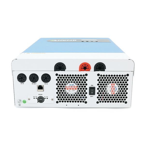 Гібридний інвертор ANENJI ANJ-HHP-II-6.2KP-WIFI, 6200W, 48V, charge 80A(max), 170-280V, МРРТ60-500VDC, RS485. RS232, WiFi, 450x300x130mm, 12 kg, Q1 45551 фото
