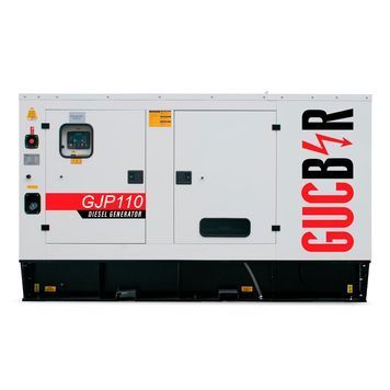 Дизельний генератор Gucbir GJP110 з двигуном PERKINS 1104C-44TA, 110 кВА/88 кВт, генератор Maranello M110, витрата палива при 75% навантаження - 20,2 літрів/год, 230/400 В, 50 Гц (AVR SX460+ATS), IP23/H, 2750x1100x1860 мм, 1560 кг, 300 л 45790 фото