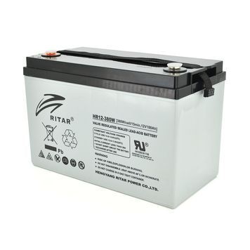 Акумуляторна батарея AGM RITAR HR12380W, Gray Case, 12V 100.0Ah ( 328 х 172 х 215 (220 )) 30.50kg Q1/36 13811 фото