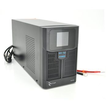 ДБЖ з правильною синусоїдою RITAR RTSW-1500 LCD (1000Вт), 24В, під зовнішній АКБ, Q1 (500*245*350) 14,9 кг (400*145*210) 8331 фото