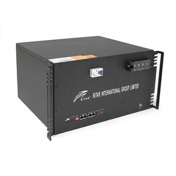 Акумуляторна батарея Ritar LiFePO4 51.2V 150Ah 7680Wh BMS100A@16S для монтажу у стійку ( 495 x423 х 265 ) Q1 17445 фото