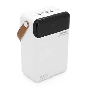 Power Bank Remax RPP-566 80000mAh, 3USB+Type-C+Lighting, 20W, Black, 1.74kg 38805 фото