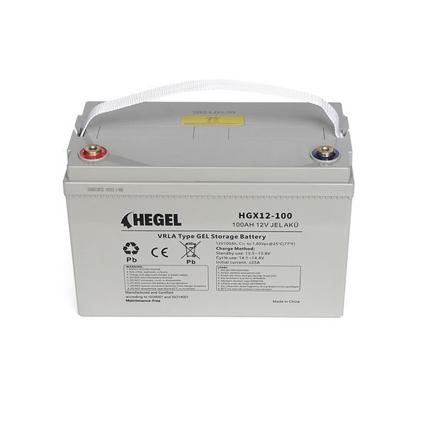 Акумуляторна батарея HEGEL GEL 100-12 12V 100Ah (330x171x220 mm), 28kg 37525 фото