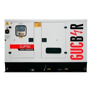 Дизельний генератор Gucbir GJP50 з двигуном PERKINS 1103A-33TG1, 50 кВА/40 кВт, генератор Maranello M50, витрата палива при 75% навантаження - 8,2 літрів/год, 230/400 В, 50 Гц (AVR SX460+ATS), IP23/H, 2225x950x1660 мм, 1220 кг, 135 л 45786 фото