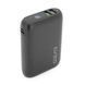 PowerBank GEAR 10000mAh PD22.5W Display, 1*Type-C, 2*USB-A + 1*microUSB, Total Output 5V-3A, Black 48069 фото 1