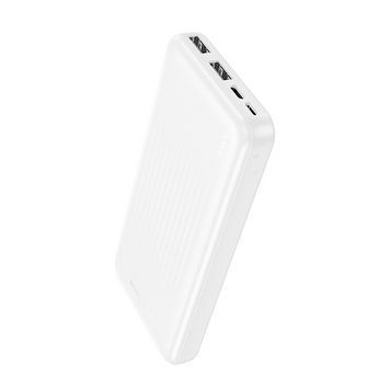 Power bank Borofone BJ78 10000mAh, 22.5W, кабелю USB: Lighting, Type-C, White, 270g, Box 48064 фото