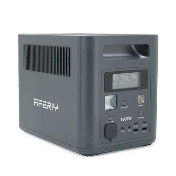 Портативная станция AFERIY AF-P180, LiFePO4 1024Втч. (max1800)Вт, XT60 MPPT 11.5-50В-20А(500W), 4xAC 220v. LED. 2-USB-A 18W , 2xType-C PD20+140Вт, DC+прикуриватель12В/10А, 100% заряд - 1,5 часа, 350*220*263 мм, 11.6kg 45857 фото