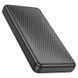 Power bank Borofone BJ55 10000mAh, 22.5W, кабелю USB: Lighting, Type-C, Black, 270g, Box 48063 фото 2