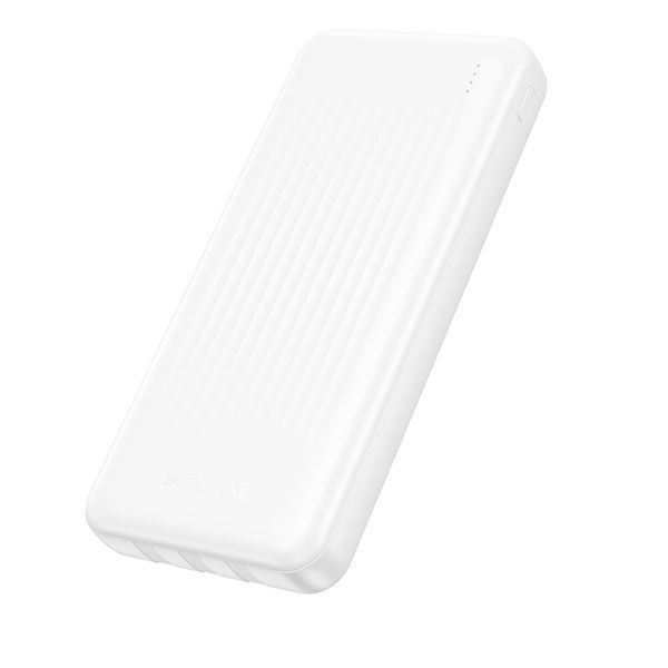 Power bank Borofone BJ79 10000mAh, 22.5W, кабелю USB: Lighting, Type-C, White, 270g, Box 48062 фото