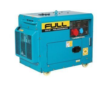 Генератор дизельний FULL FDL9000SC3, трехфазный 220V, 50Hz, 8,5KVA 45474 фото