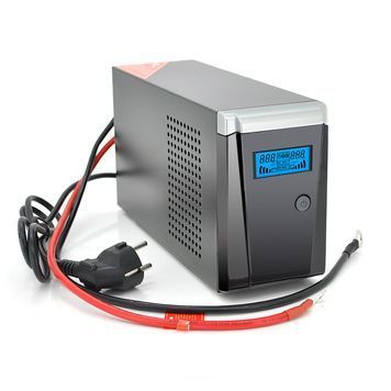 ДБЖ з правильною синусоїдою RITAR RTSW-600 LCD, 12В, під зовнішній АКБ, Q4 (320*132*210) 4,2 кг (260*85*140) 7387 фото