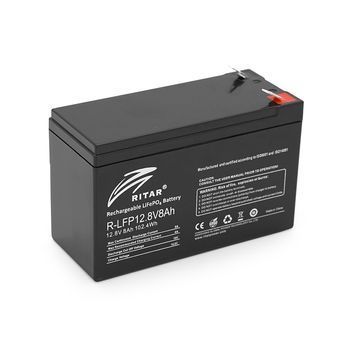 Аккумуляторная батарея Ritar LiFePO4 12,8V 8Ah BMS4A@4S (150 x 65 x 95 (100) ) 1.0kg Q10 38097 фото