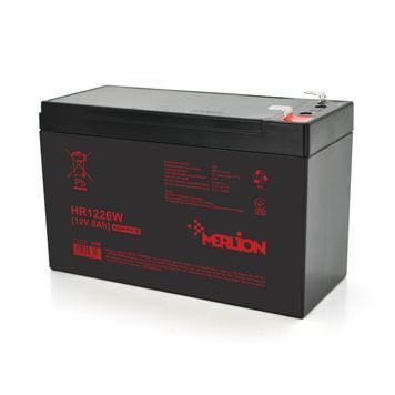 Аккумуляторна батарея MERLION HR1226W, 12V 8Ah ( 151 х 65 х 94 (100) ) Black 6889 фото