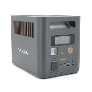 Портативна станція AFERIY AF-P180 Pro, LiFePO4 102Втч.1800Вт,MPPT 500Вт ,out 2*220v.2*USB-A/18Вт,2*Type-C PD20, прикурювач 12В/8А, 350&times;6м2 48053 фото