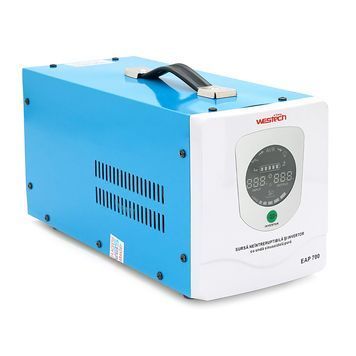 ДБЖ із правильною синусоїдою Westech EAP Energi MPS-700 (1000VA), 15А, під зовнішню АКБ 12В (AGM/GEL), 337х146х170мм 48538 фото