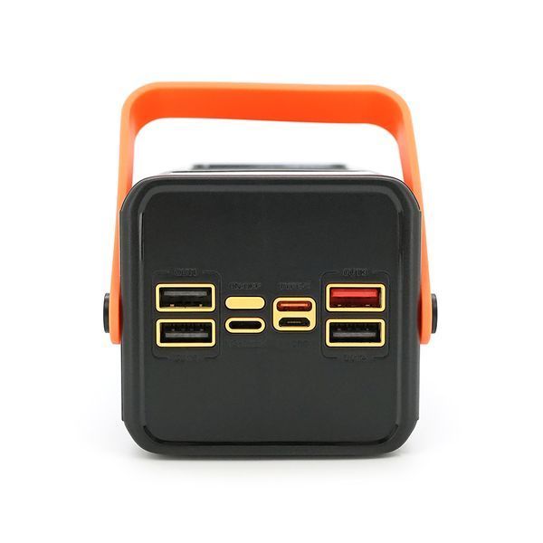 Powerbank ACL PW-125 50000mAh, 22.5W, 4xUSB+USB-C, 2 кабелі (/Type-C/Lighting), Ліхтар, 1.08кг, Black, Box 48050 фото