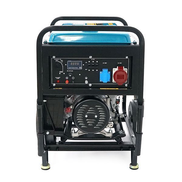 Дизельний генератор FULL FDK10000LE3, трехфазный 230/380V, 50Hz, 9.4kVA/7.5kW, бак 12,5 л, витрата 2 л/год, ручний/стартер (без АКБ), 700х510х620 мм, 124 кг 43578 фото