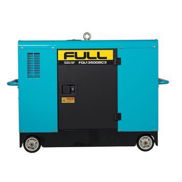 Генератор дизельний FULL FDL13500SС3, 3-фазний 230/400V, 50Hz, 13.75kVA/11kW, бак 55 л, витрата 3,5 л/год, пуск: стартер (без АКБ), 1160x675x945 мм, 295 кг 43577 фото