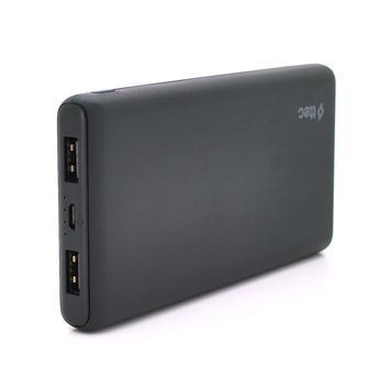 PowerbankTtec 10000mAh, Led, Output: 2*USB, 20W, Black, Q36 29503 фото