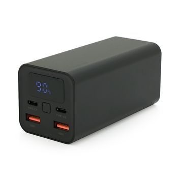 PowerBank XO-PB97 20000mAh, Input:(2хType-C), Output:(2хUSB,2хType-C), PD65W for Laptop, plastic, Black, Q28 29300 фото
