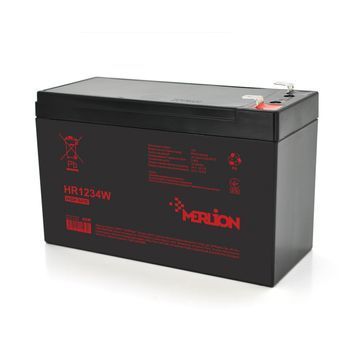 Акумуляторна батарея MERLION HR1234W, 12V 9,5Ah ( 151 х 65 х 94 (100) ) Black Q10/420 24596 фото