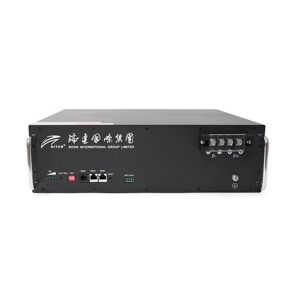 Акумуляторна батарея Ritar LiFePO4 51.2V 50Ah 2560Wh BMS25A@16S для монтажу у стійку ( 442 x400 х 130.5) Q1 24124 фото