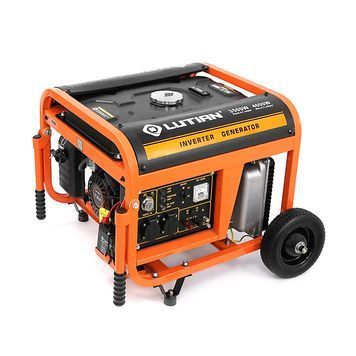 Генератор інверторний БЕНЗИНОВИЙ LUTIAN LT4500EI, 4,5KVA (3.5kW), однофазний, мотор LT170-F1 4-тактний, 1-циліндровий OHV, 220V, 50Hz, об'єм 15л, 5x5, електростартер (без АКБ), 580x570x450 мм, 45кг 45703 фото