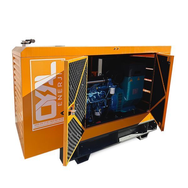 Дизельний генератор OYAL OYB-55 BAUDOUIN 4M06G55-5 55KVA/48KW, Альтернатор OYL224D, витрата 75% навантаження - 8,8 літрів/год, 230/400 В, 50 Гц (AVR+ATS), 2400x1000x1500 мм, 1050 кг, 170 л 38733 фото