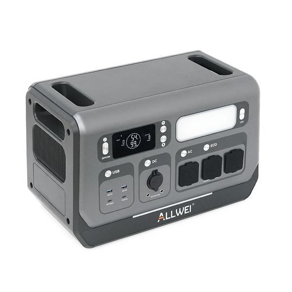 Портативная зарядная станция ALLWEI SGR-PPS2400-2PRO+BAT, 2400W/4096Wh LiFePO₄, MPPT 500W max ХТ60/12 &ndash; 60 В/10 А, 2xDC5521-12V-12A, CarPort-12V-12A, 3xAC230V, 2xUSB-A-18W, 2xUSB-C-100W, Wi-Fi, charge 1.5 h, 480x260x535 мм, 42.5кг 46129 фото