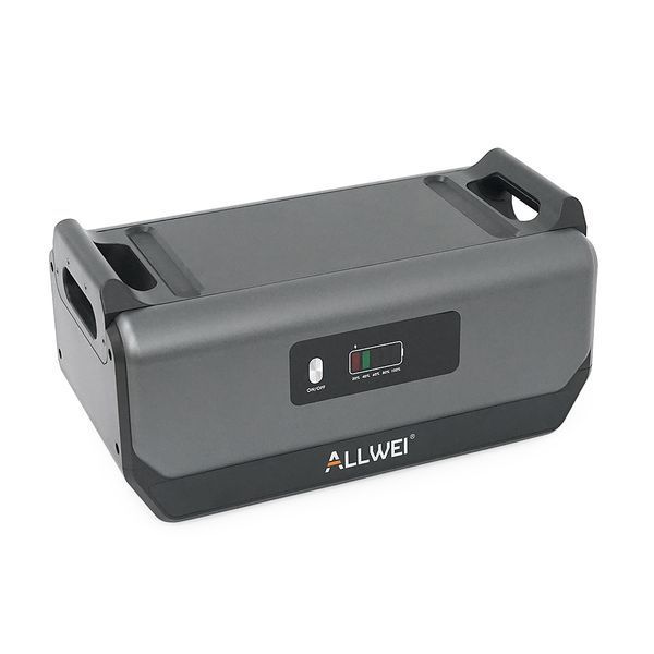 Портативная зарядная станция ALLWEI SGR-PPS2400-2PRO+BAT, 2400W/4096Wh LiFePO₄, MPPT 500W max ХТ60/12 &ndash; 60 В/10 А, 2xDC5521-12V-12A, CarPort-12V-12A, 3xAC230V, 2xUSB-A-18W, 2xUSB-C-100W, Wi-Fi, charge 1.5 h, 480x260x535 мм, 42.5кг 46129 фото