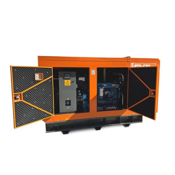 Дизельний генератор OYAL OYB-275 BAUDOUIN 6M16G275/5 275KVA/220KW, Альтернатор OYL270J, витрата 75% навантаження - 42,2 літри/годину, 230/400 В, 50 Гц (AVR+ATS), 3900x1200x2050 мм, 2795 кг, 520 л 38729 фото