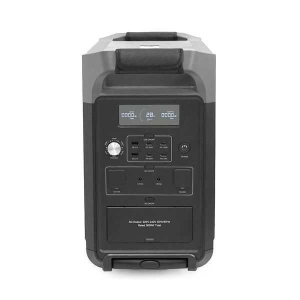 Портативна зарядна станція FOSSiBOT F3600PRO, 3600W/3840Wh LiFePO₄, MPPT до 2000W, XT60-12V/25А, 2xDC5521-12V-3A, CarPort-12V-10A, 3xAC230V, 2xUSB-A-15W, 4xUSB-C-100W, Wi-Fi, Bluetooth, заряджання 1,5 год, 609&times;321&times;475 мм, 42 кг 44932 фото