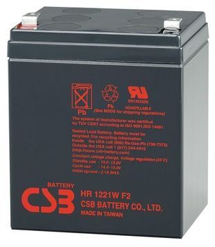 Акумуляторна батарея CSB HR1221WF2, 12V 5Ah (90х70х100 (105)) Q10/630 4409 фото