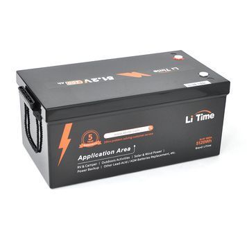 Аккумуляторная батарея LiFePO4 Li-TIME 51,2V 100Ah 5120Wh(100/100A), BASIC, заряд 57.6В/12А, до 6000 циклів, (520 x 269 x 220мм), 36.4kg, Q1 44801 фото