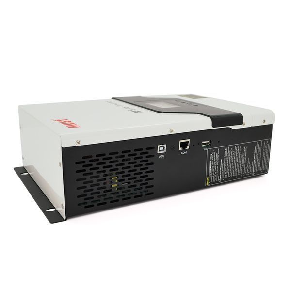 Гiбрiдний ДБЖ MUST PV18-1012VPM II, 1000W, 12V, ток заряда 10/20A, 160-275V, MPPT (45А, 105 Vdc) 28906 фото