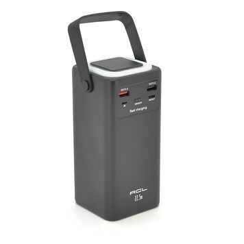 Powerbank ACL PW-113 50000mAh, PD 22.5W, 1.08kg, Black, Box 44604 фото