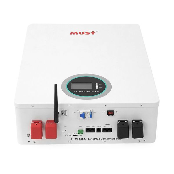 Акумуляторна батарея Must LiFePO4 LP16-48100 51.2V 100Ah, 5,12kWh, BMS100A@16S, CAN2.0/RS232/RS485, 6000 cycles, 625x442x177,44kg 32862 фото